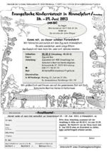 Infoblatt Kinderrüstzeit