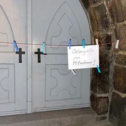 Ostergrüße zum Mitnehmen in Pritzwalk