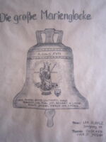 Schülerzeichnung Marienglocke